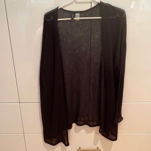 Hm black knitted cardigan
